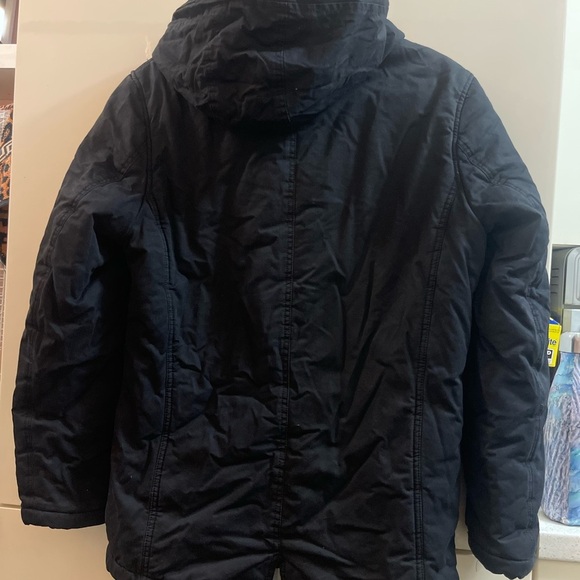 ZICAC Rocket Rugged 1965 Durable Black WARM Cotton Coat/ Jacket Womens Size M - Picture 5 of 9